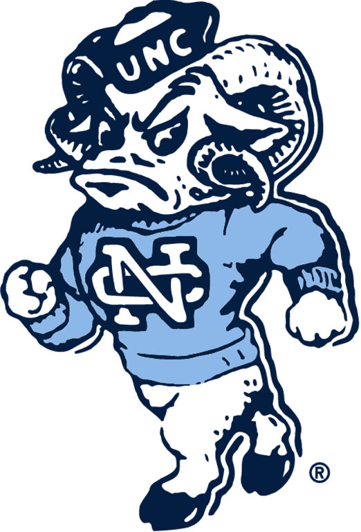 North Carolina Tar Heels 1983-1998 Primary Logo iron on paper